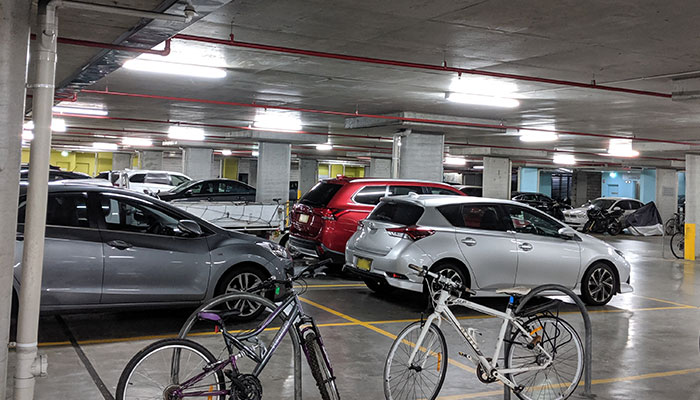 Energy Saving Car Park Lighting Solution with network lighting sensors